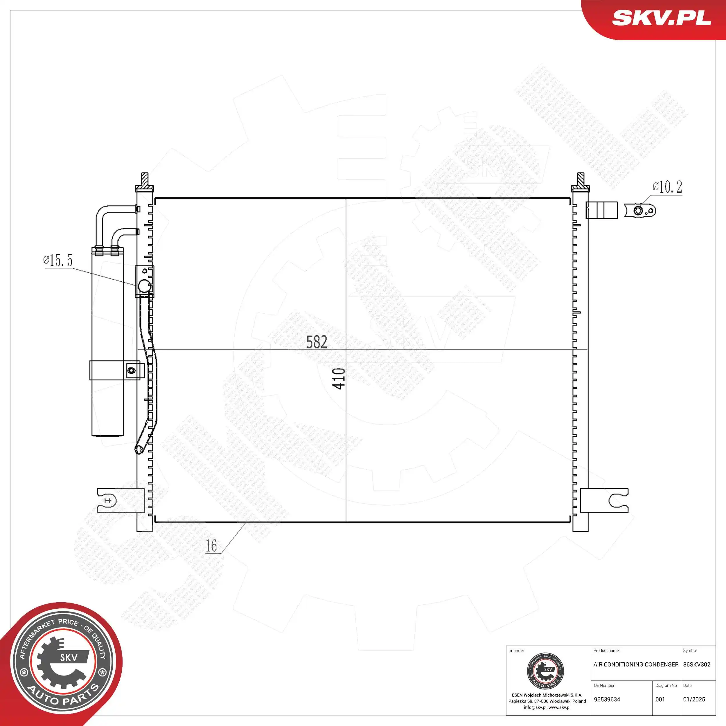 Condenser, air conditioning